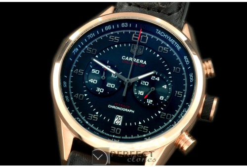 TG-50-112R Carrera 50yrs Chrono RG/RU Black Jap OS2Quartz