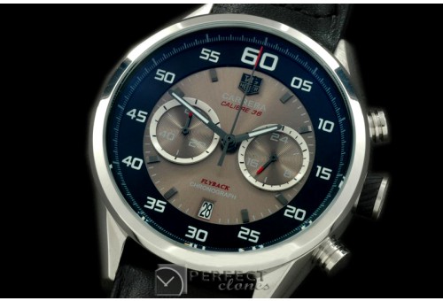 TG-50-105R Carrera 50yrs Chrono SS/RU Black/Grey Jap OS2Quartz