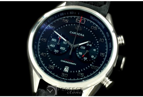 TG-50-102R Carrera 50yrs Chrono SS/RU Black Jap OS2Quartz