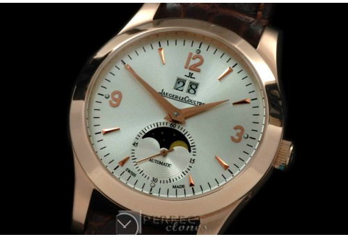 JL00068 Master Big Date/Day Phase RG/LE White Asian 2813