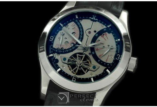 JL00202 Retrogating Date/Reserve Tourbillon SS/LE Skeleton Black