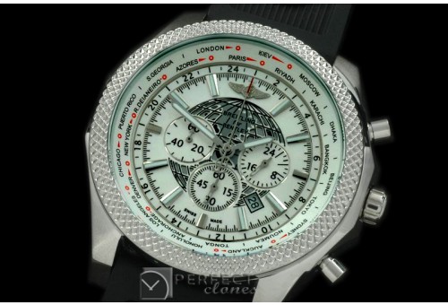 BLB06-101R Bentley Unitime Chrono SS/RU White Jap OS2Qtz