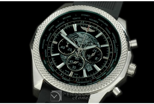 BLB06-102R Bentley Unitime Chrono SS/RU Black Jap OS2Qtz