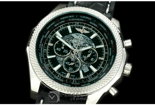 BLB06-102L Bentley Unitime Chrono SS/LE Black Jap OS2Qtz