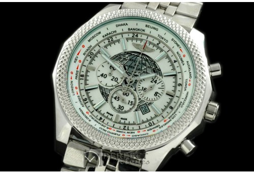 BLB06-101S Bentley Unitime Chrono SS/SS White Jap OS2Qtz