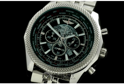 BLB06-102S Bentley Unitime Chrono SS/SS Black Jap OS2Qtz