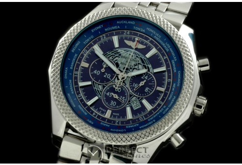 BLB06-103S Bentley Unitime Chrono SS/SS Blue Jap OS2Qtz