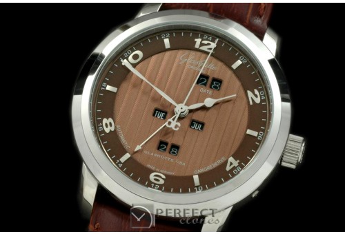 GL01059 Panomatic Perpertual Calendar SS/LE Brown Asian 2813