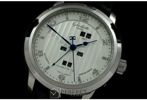 GL01056 Panomatic Perpertual Calendar SS/LE White Asian 2813