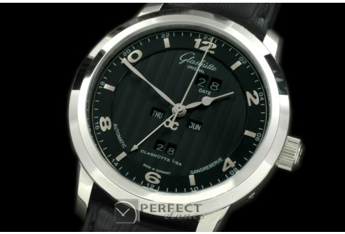 GL01057 Panomatic Perpertual Calendar SS/LE Black Asian 2813