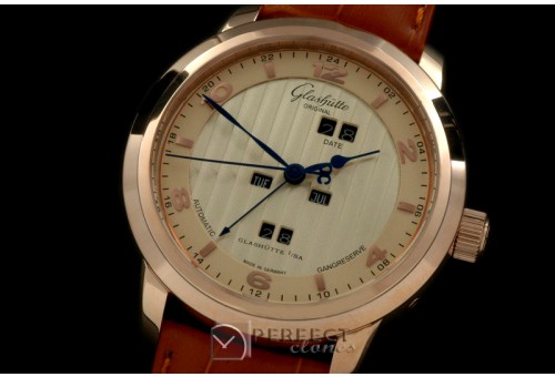 GL0107Panomatic Perpertual Calendar RG/LE Gold Asian 2813