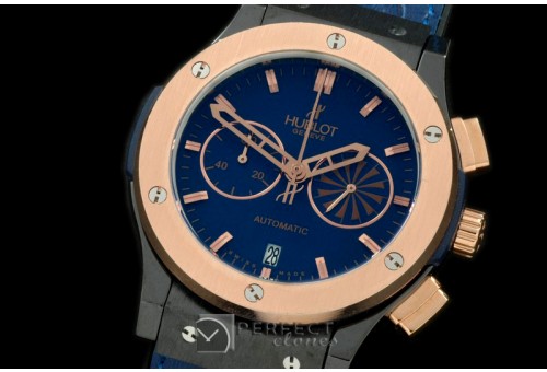 HBFSC10028 Classic Fusion Chrono PVD/RG/LE Blue CF Jap Quartz