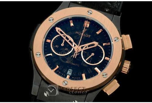 HBFSC10027 Classic Fusion Chrono PVD/RG/LE Blk Jap Quartz