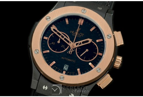 HBFSC10026 Classic Fusion Chrono PVD/RG/LE Blk CF Jap Quartz