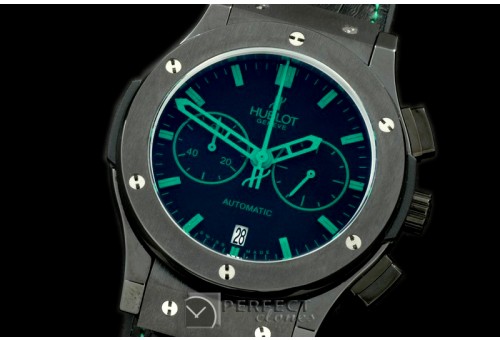 HBFSC10035 Classic Fusion Chrono PVD/LE All Blk Green Jap Quartz