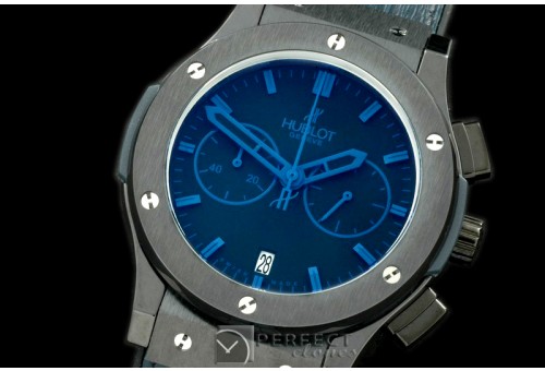 HBFSC10034 Classic Fusion Chrono PVD/LE All Blk Blue Jap Quartz