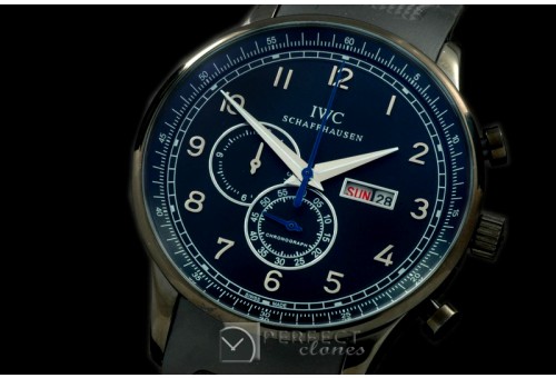 IWPG10159 Portuguese Chrono Day/Date PVD/RU Black Jap OS20