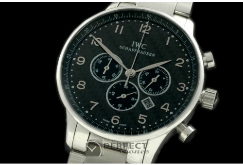 IWPG20015S Portuguese Chrono SS/SS Black Jap OS20