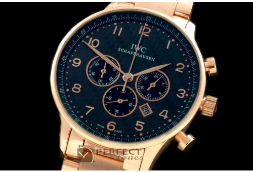 IWPG20018S Portuguese Chrono RG/RG Black Jap OS20