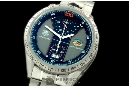 TGMKG-103S Indy 50Mikrograph SS/SS Grey/Blk Jap OS2Quartz