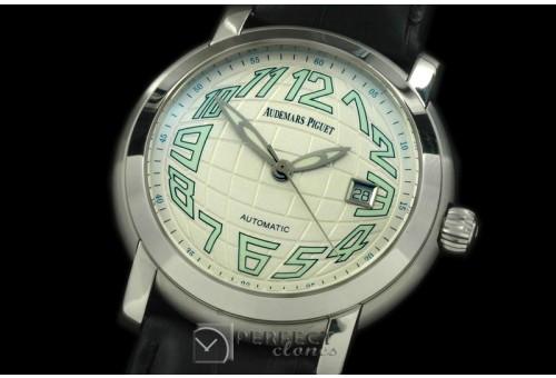 APGL00111 Jules Audemars Globe SS/LE White Asian 2824