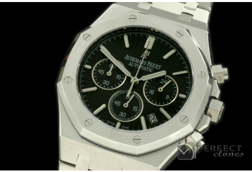 APROC02002 Royal Oak Chrono SS/SS Black Jap OS2Quartz