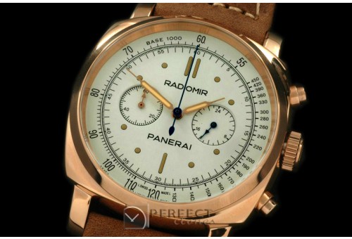 PN51802 Radiomir 194Chrono RG/LE White Jap OS2Quartz