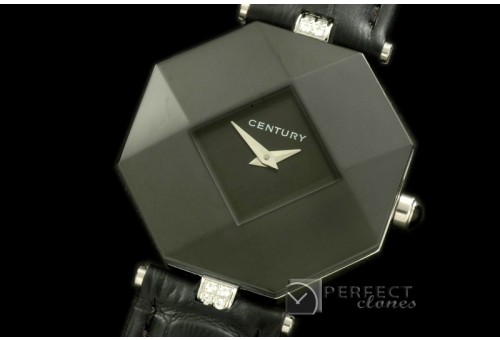 CE10002 Empire Ladies SS/LE Black Swiss Qtz