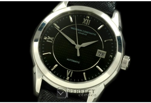 VCP10002 Patrimony SS/LE Black Jap Miyota 9015