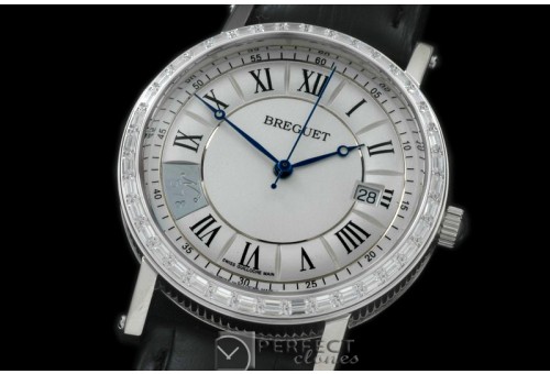 BR20021D2 Jubilee Auto SS/LE White Roman Asian 2824