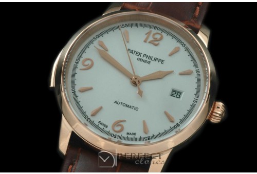 PP00711 Calastrava Automatic RG/LE White Num Asian 2824