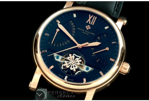 VC00257 Matle Tourbillon Calender RG/LE Black Asian Auto 2813