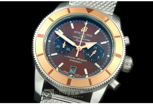 BLSF20019 201Heritage Chrono SS/ME Brown Jap OS2