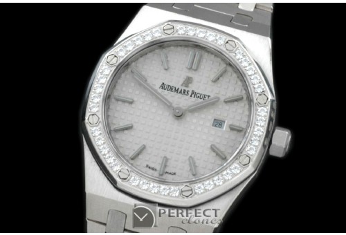 APLD01001D Royal Oak Ladies SS/SS White S-Qtz