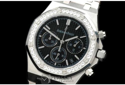 APROC02002D Royal Oak Chrono SS/SS Black Jap OS2Quartz