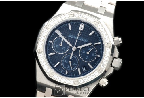APROC02003D Royal Oak Chrono SS/SS Blue Jap OS2Quartz