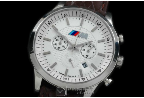 TG-BMW-111 Carrera/BMW Chrono SS/LE White Jap OS2Quartz