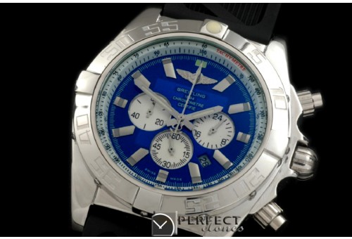 BLB01-30003R Chronomat B01 SS/RU Blue Stick Jap OS2Qtz
