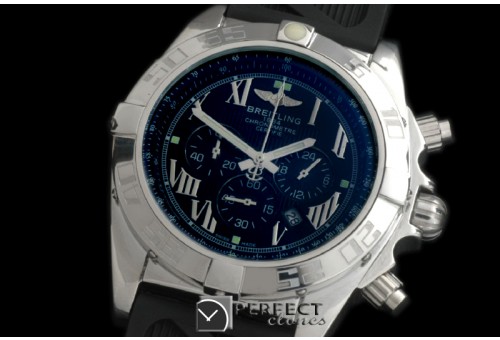BLB01-30007R Chronomat B01 SS/RU Black Roman Jap OS2Qtz