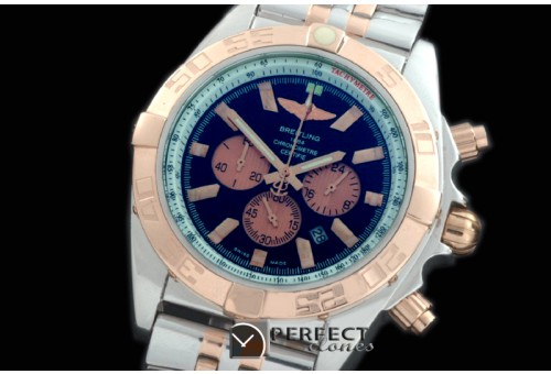BLB01-30012S Chronomat B01 SS/YG TT Black Stick Jap OS2Qtz