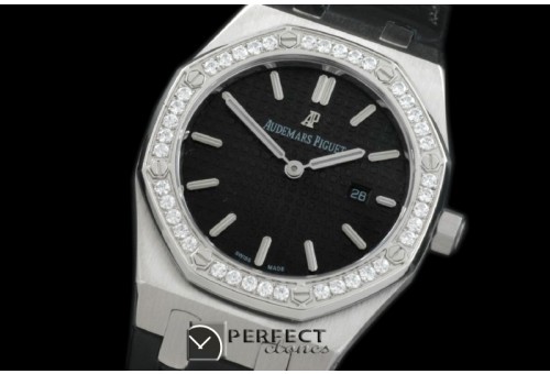 APLD01002DA Royal Oak Ladies SS/LE Black S-Qtz