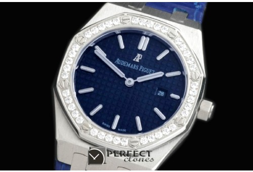 APLD01003DA Royal Oak Ladies SS/LE Blue S-Qtz