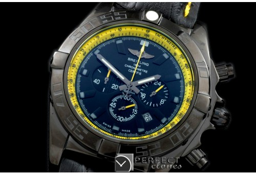 BLB01-40011L Chronomat B01 PVD/RU Blue/Yellow Stick Jap OS2Qtz