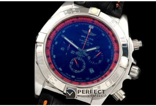 BLB01-40002L Chronomat B01 SS/LE Blue/Orange Stick Jap OS2Qtz
