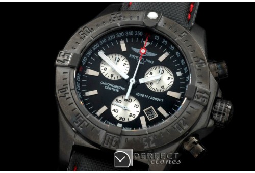 BLSWC10017 Seawolf Chrono PVD/NY Black Stk Swiss Eta Qtz 251.262