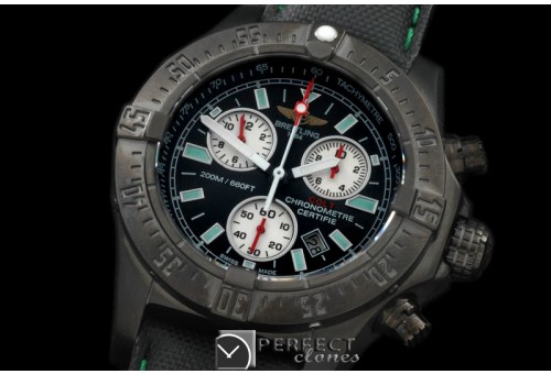 BLSWC10018 Seawolf Chrono PVD/NY Black Stk Swiss Eta Qtz 251.262