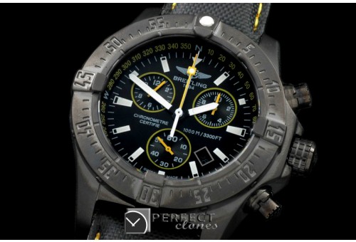BLSWC10012 Seawolf Chrono PVD/NY Black Stk Swiss Eta Qtz 251.262