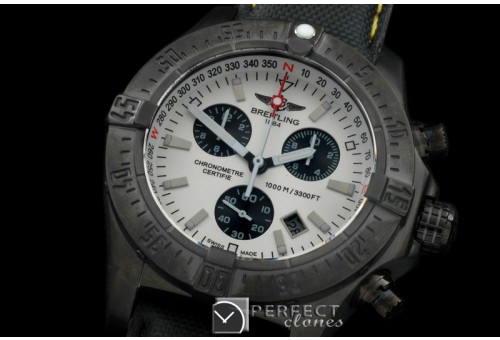 BLSWC10016 Seawolf Chrono PVD/NY White Stk Swiss Eta Qtz 251.262