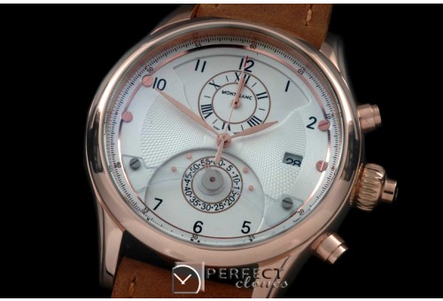 MB00511 Star Chrono RG/LE White Jap Qtz 0S20