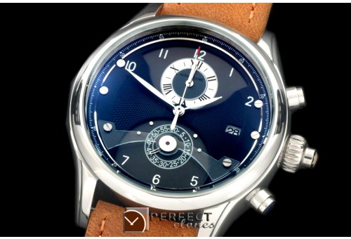 MB00502 Star Chrono SS/LE Black Jap Qtz 0S20